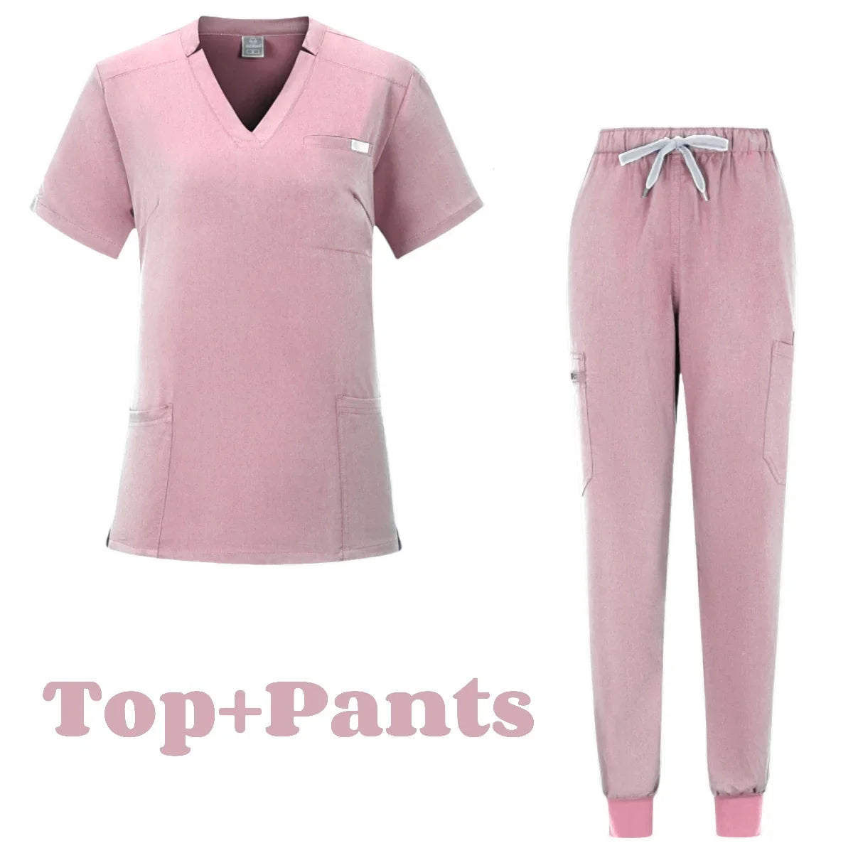 Short Sleeve Doctor Accessories Hospital Stylish Female Womens Stretch Medical Scrubs Nurse Uniform Medicals Spa Women Uniforms