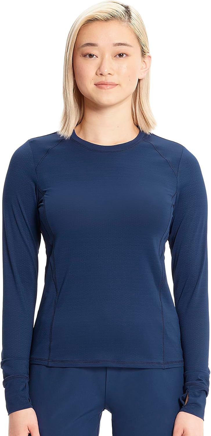 Cherokee Women Underscrubs Long Sleeve Knit Tee CK765