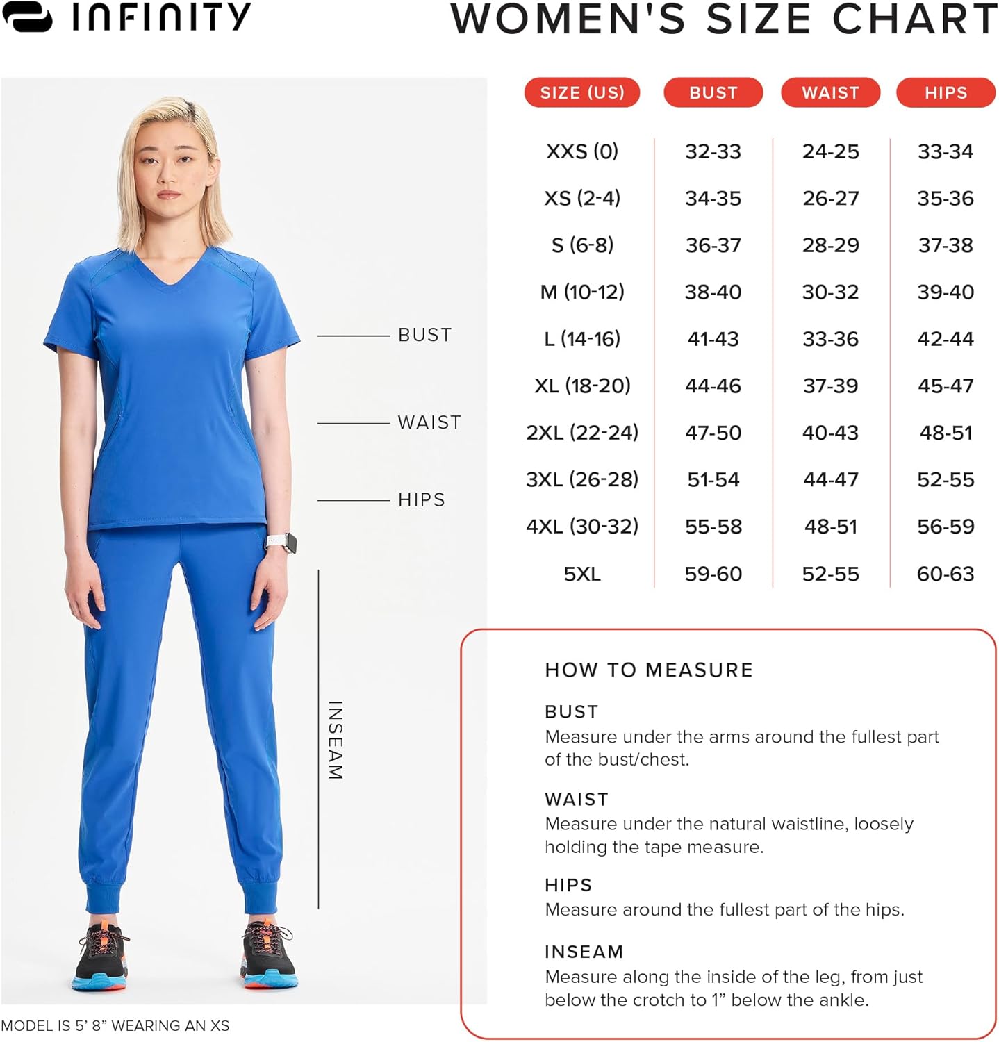 Cherokee V-Neck Women'S Nurse Scrub Top, 4-Way Stretch, Superior Performance and Comfort CK623A