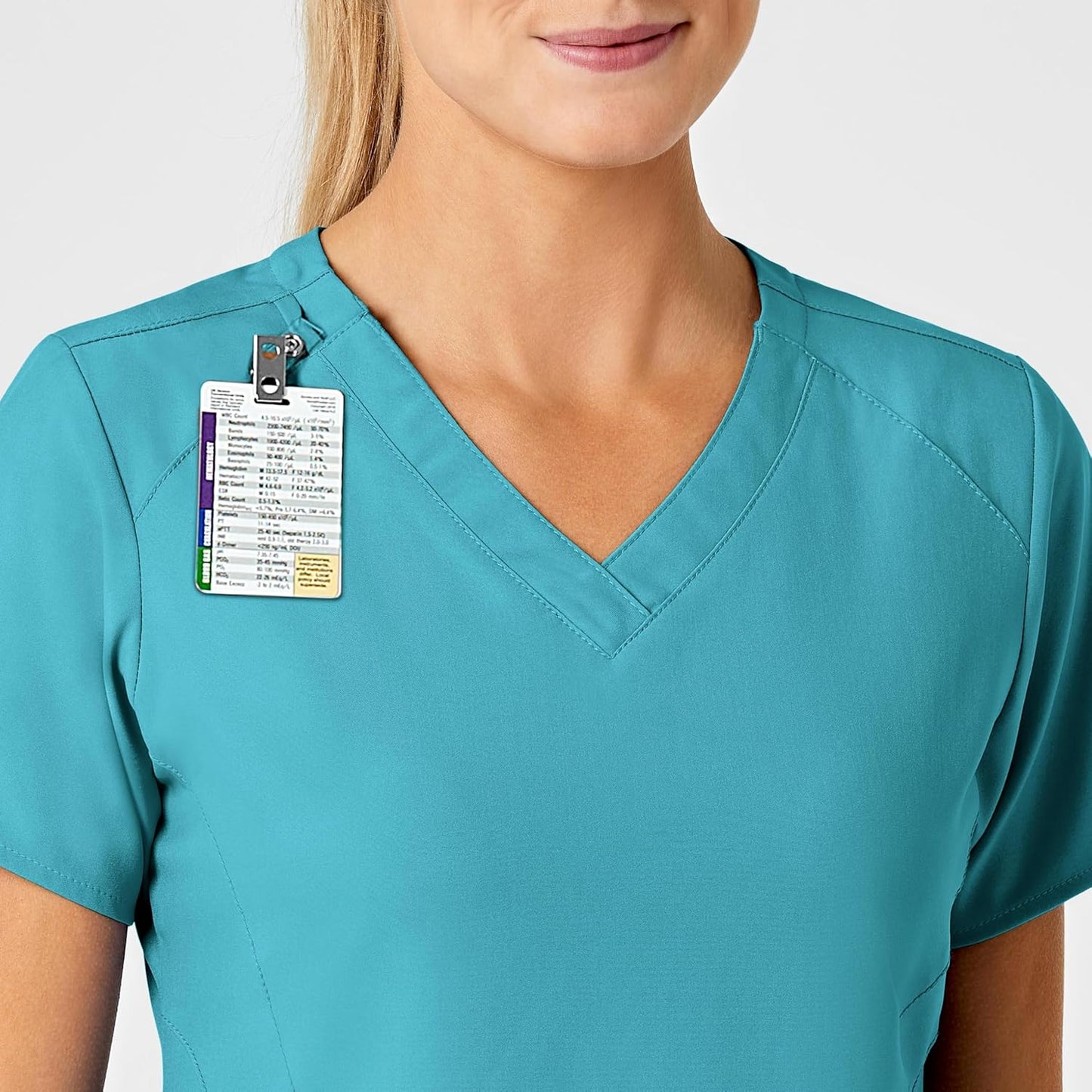 W123 6155 Women'S Stylized V-Neck Top