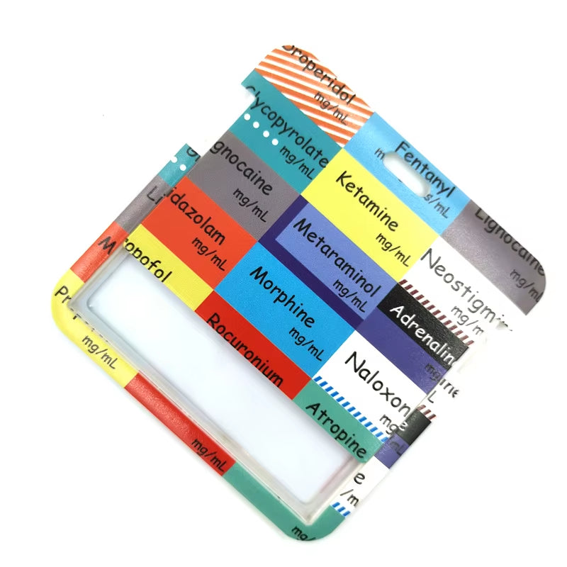 Doctor Nurse Medical Card Holder Lanyard Colorful Retractable Badge Nurse Doctor Student Exhibition ID Card Clips Badge Holder