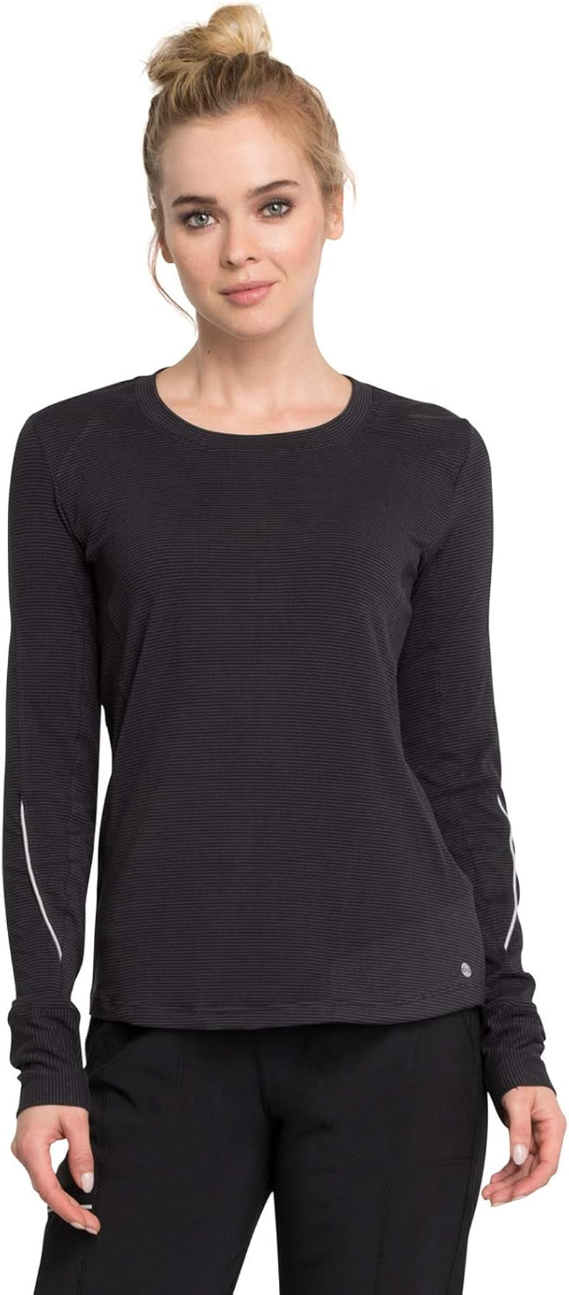 Cherokee Women Underscrubs Long Sleeve Knit Tee CK765