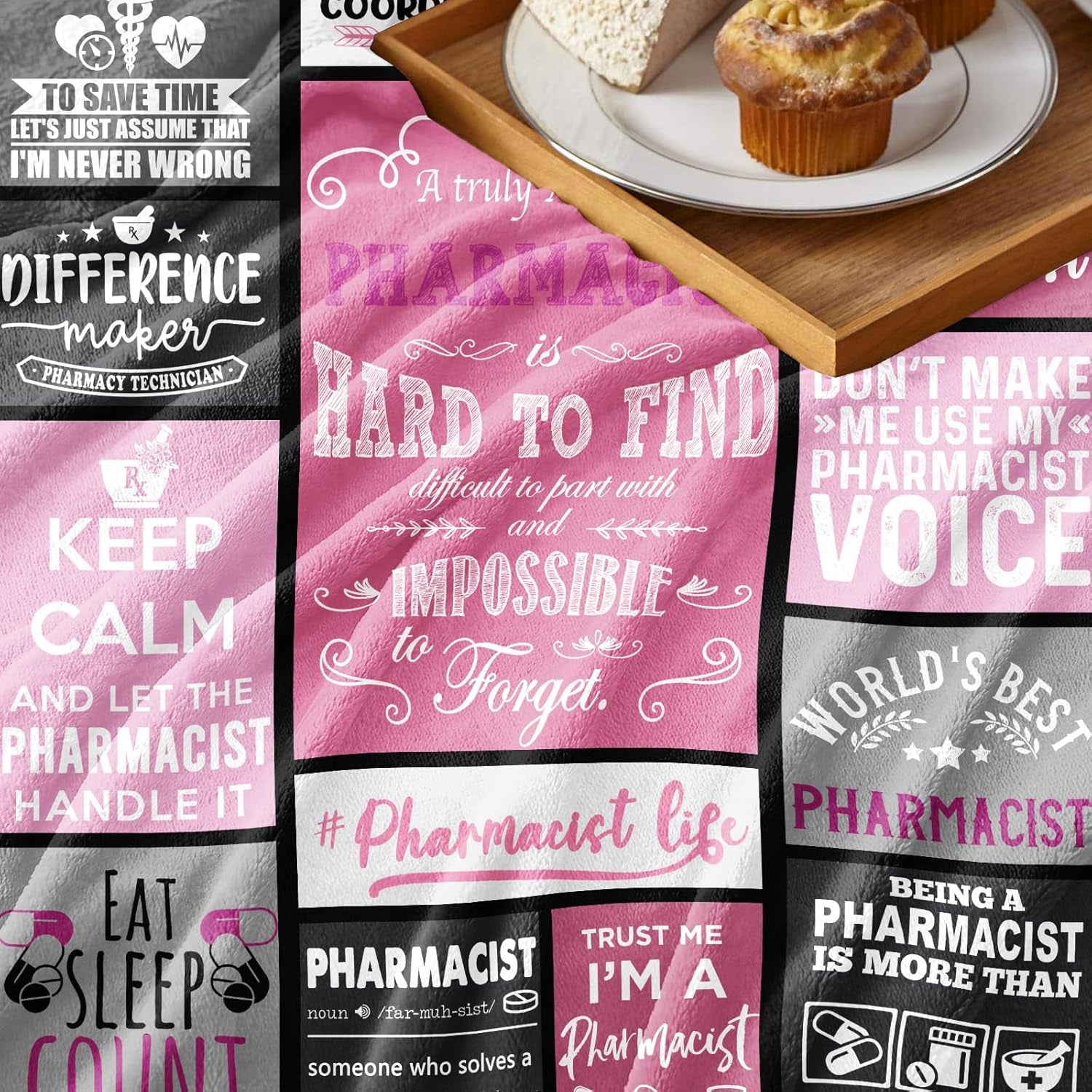 Pharmacist Gifts, Pharmacist Gifts for Women, Pharmacy Technician Appreciation Gifts, Pharmacist Graduation Gifts, Pharmacist Retirement Soft Throws Blankets 60"X 50"