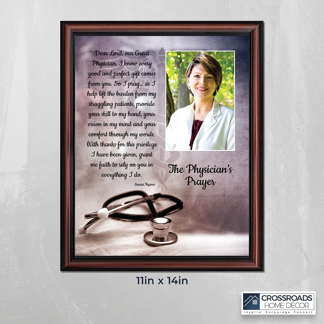 Prayer for Doctor Picture Frame, Doctor Plaque, Doctor Presents, Medical Students Graduation, 5035W