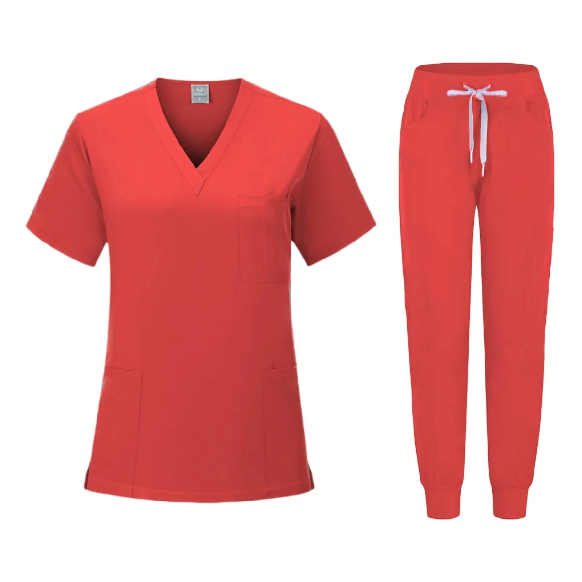 Hot Sale anti Wrinkle Washable Soft Fabric Nurse Scrubs Hospital Uniform Medical Scrubs Women Jogger Scrubs Sets Pair